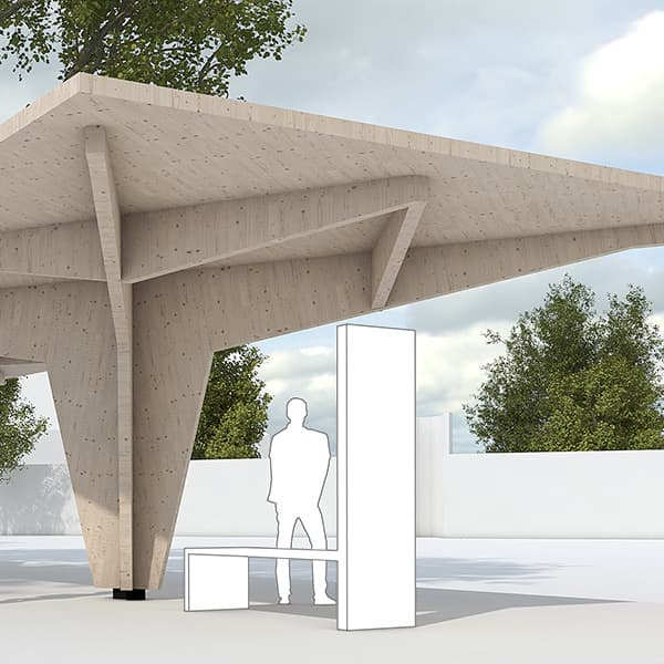 Busstop | CBA | Christian Bauer & Associés Architectes s.a. Busstop | CBA | Christian Bauer & Associés Architectes s.a.